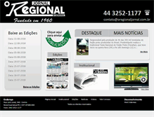 Tablet Screenshot of oregionaljornal.com.br